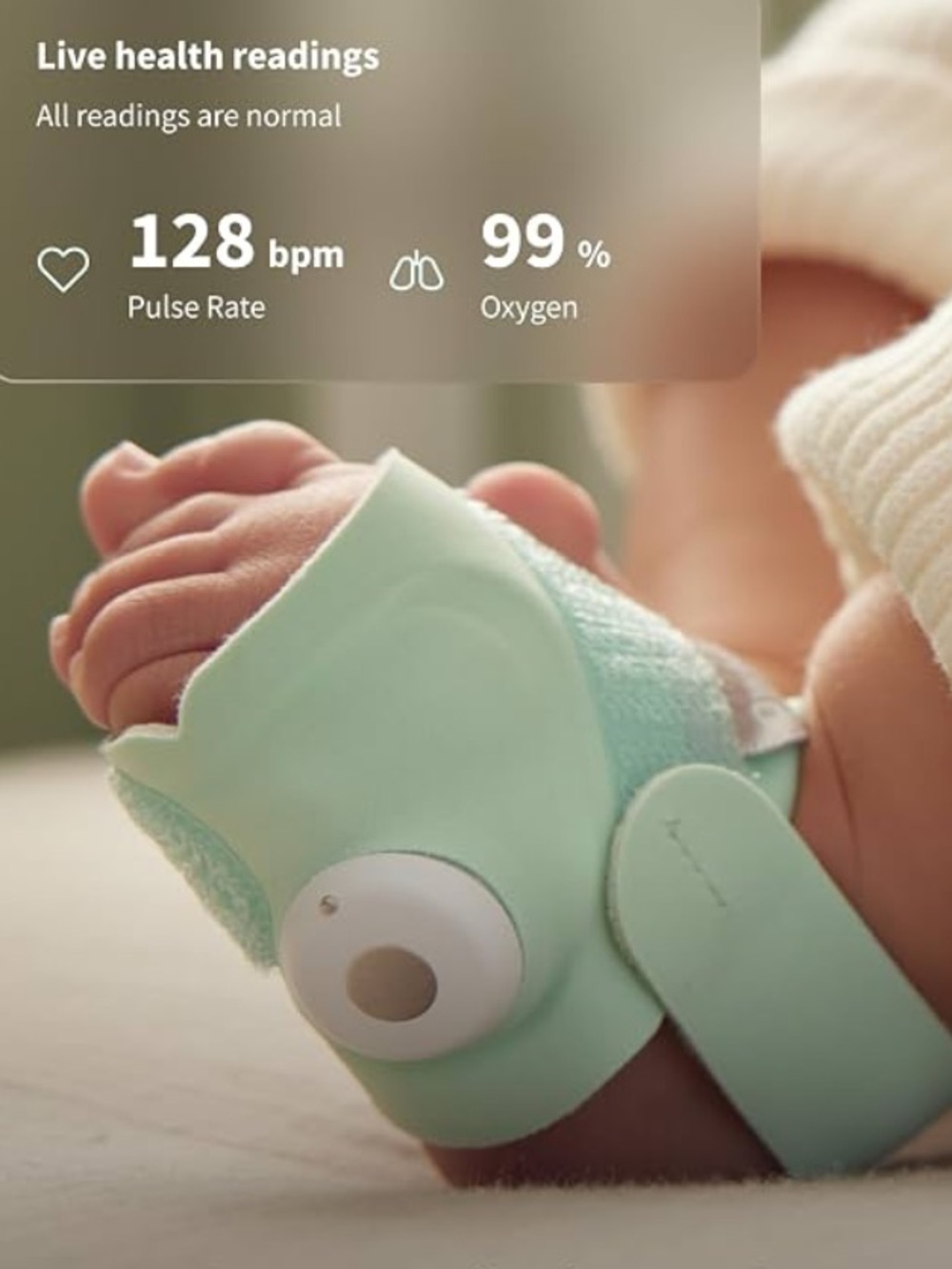 Owlet dream sock - Mint